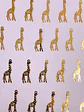 JIRAFA MINI DIJE BAÑO DE ORO C-162                           - Miniatura 1