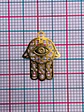 MANO HAMSA MINI DIJE BAÑO DE ORO C6933 - thumbnail 2