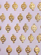 CARA FELIZ MINI DIJE BAÑO DE ORO XH02337-1                          - thumbnail 1