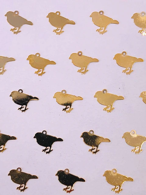 POLLO MINI DIJE BAÑO DE ORO C2737                            