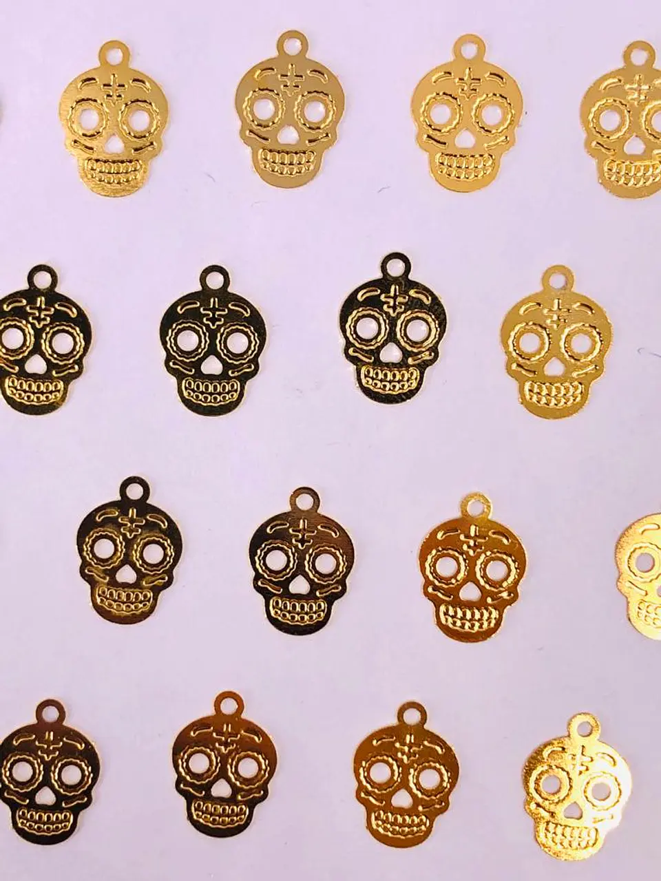 CALAVERA MINI DIJE BAÑO DE ORO FT-2                               1