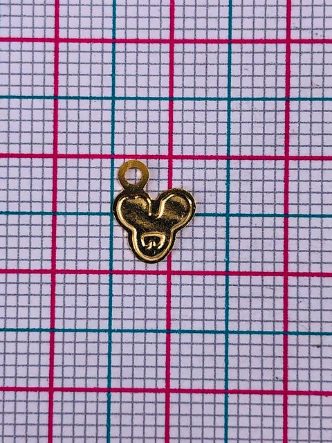 MICKEY MOUSE MINI DIJE BAÑO DE ORO FT-44-GOLD