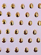 GOTA LISA MINI DIJE BAÑO DE ORO TP-071                                    - Miniatura 1