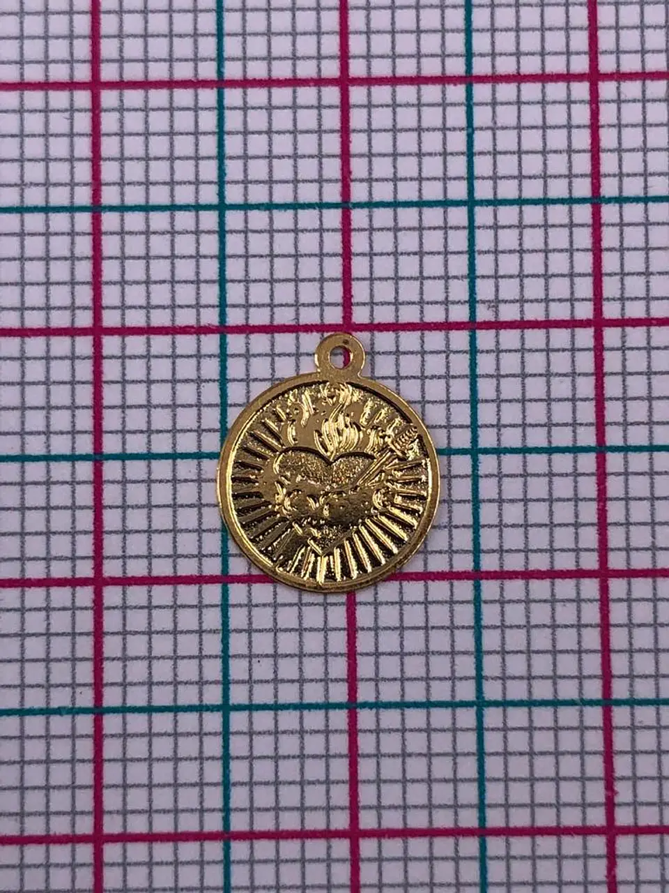 CORAZÓN MINI DIJE BAÑO DE ORO T5382                                       2