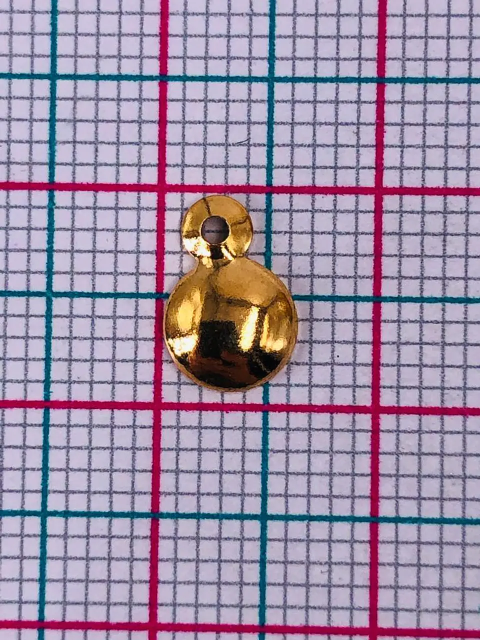 GOTA LISA MINI DIJE BAÑO DE ORO T5279                                      2