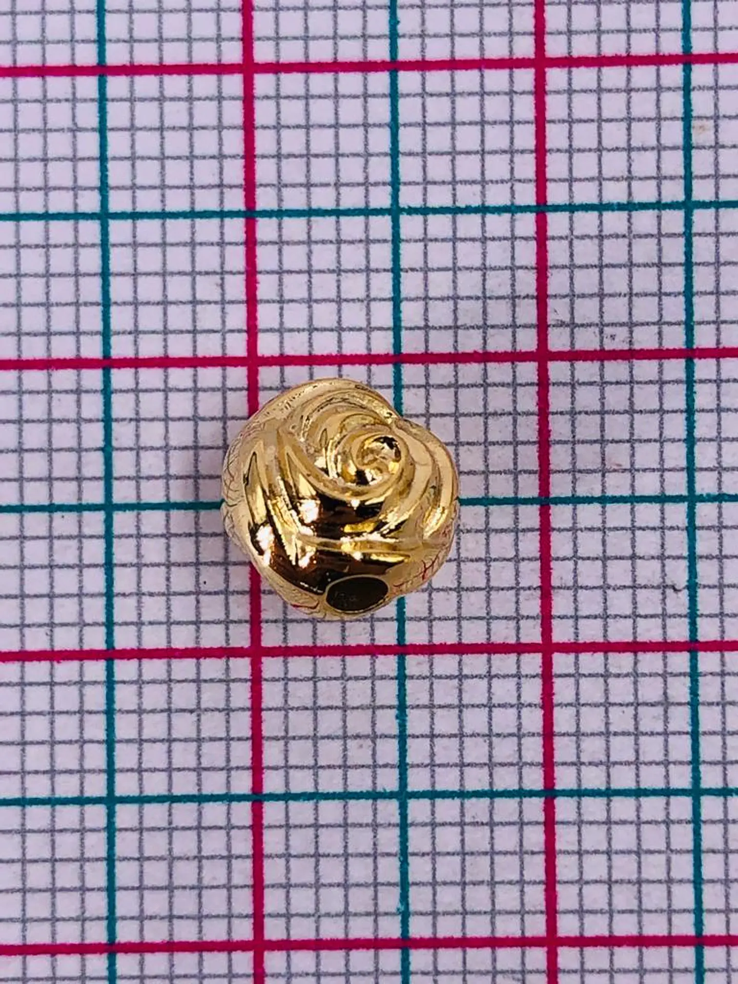 BALÍN FLOR BAÑO DE ORO T622                                     2