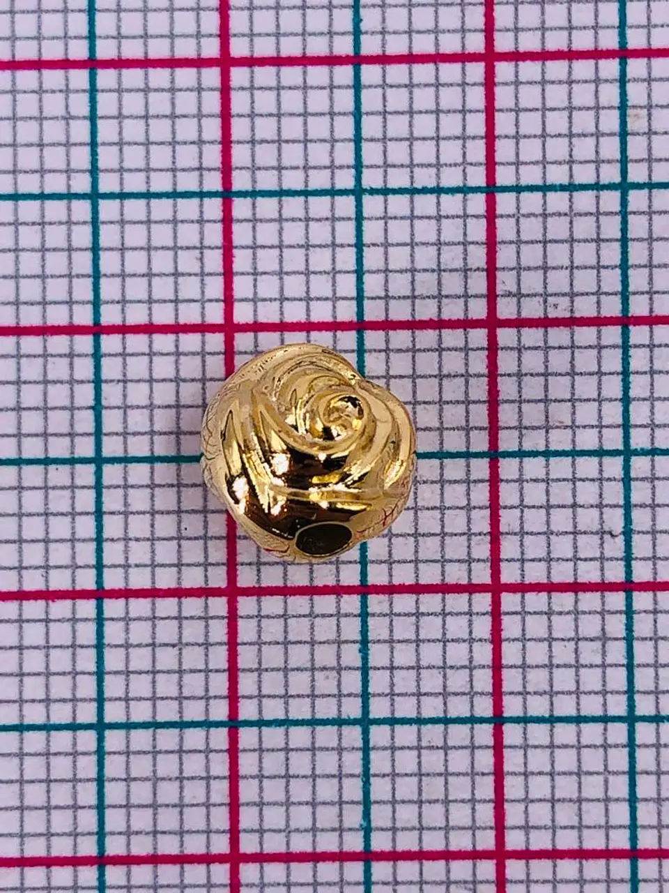 BALÍN FLOR BAÑO DE ORO T622                                     2