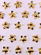 DIJE FLOR BAÑO DE ORO T10264                                - Miniatura 1