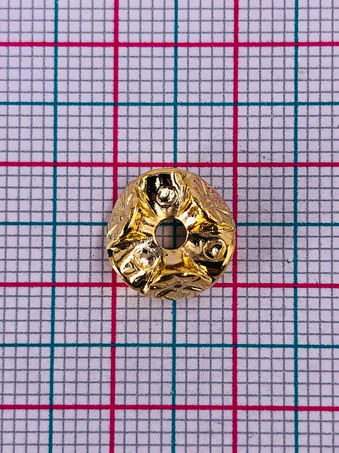 FLOR BAÑO DE ORO W1198-GOLD                            