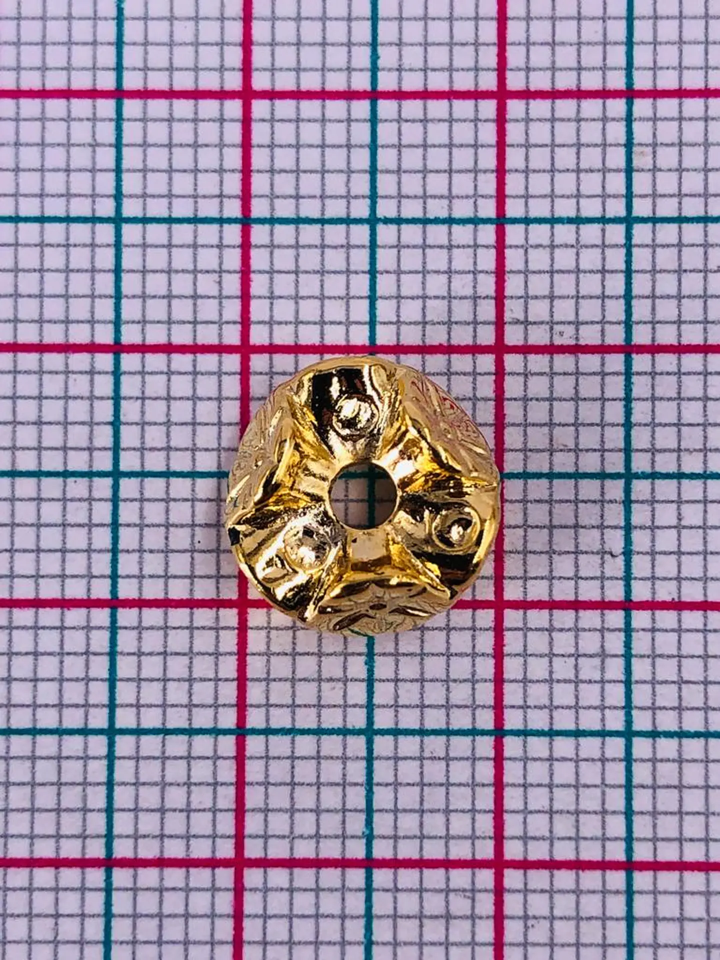 FLOR BAÑO DE ORO W1198-GOLD                             2