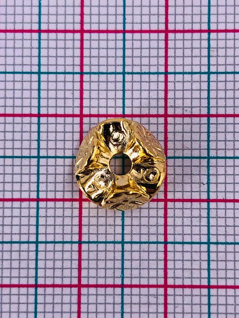 FLOR BAÑO DE ORO W1198-GOLD                             2