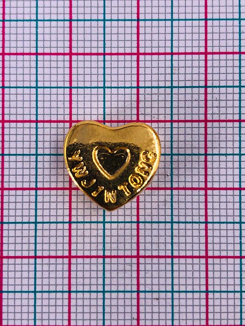 CORAZÓN BAÑO DE ORO W1401-1                         