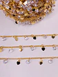 CADENA CORAZÓN CRISTAL BAÑO DE ORO MK-224-MT    - Miniatura 1
