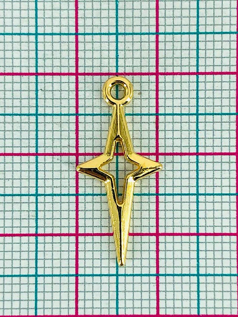 DESTELLO ZAMAK BAÑO DE ORO W-8591/GOLD           