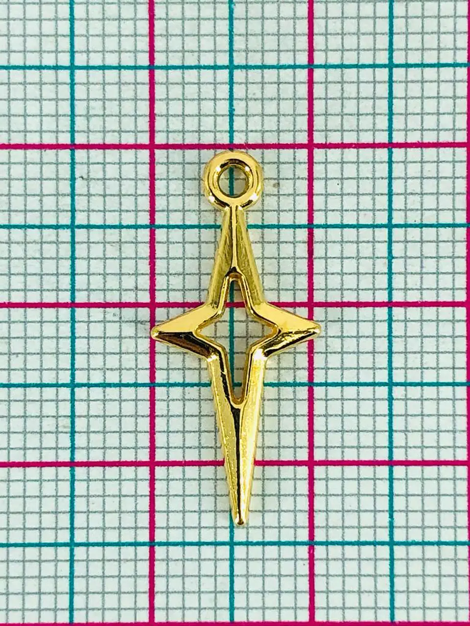 DESTELLO ZAMAK BAÑO DE ORO W-8591/GOLD            2
