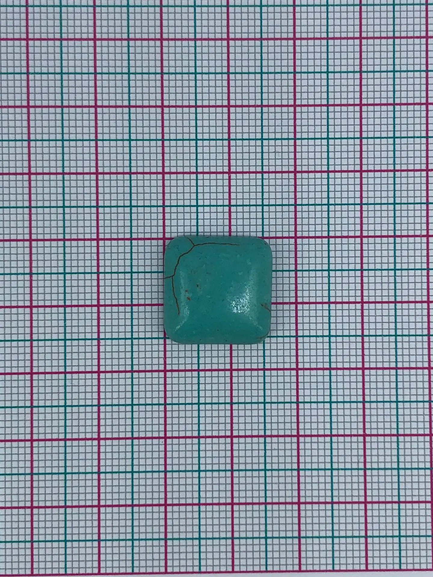 PIEDRA TURQUESA CUADRADA 810-42 2