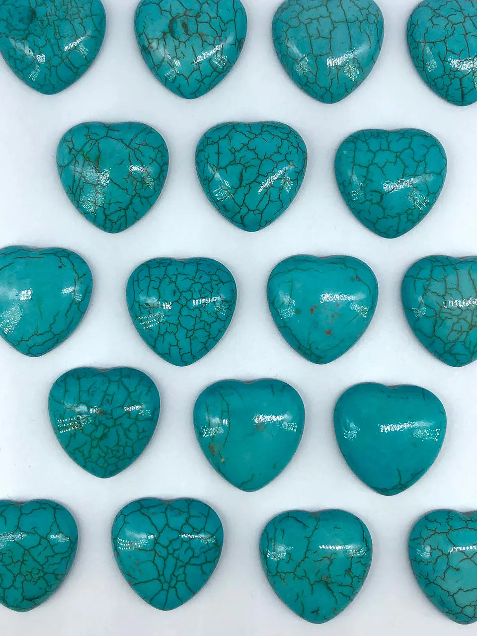 PIEDRA FÓSIL CORAZÓN EN COLORES 810-26. 4