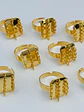 BASE ANILLO BAÑO DE ORO (ELIGE TU FAVORITO) T8040 - Miniatura 3