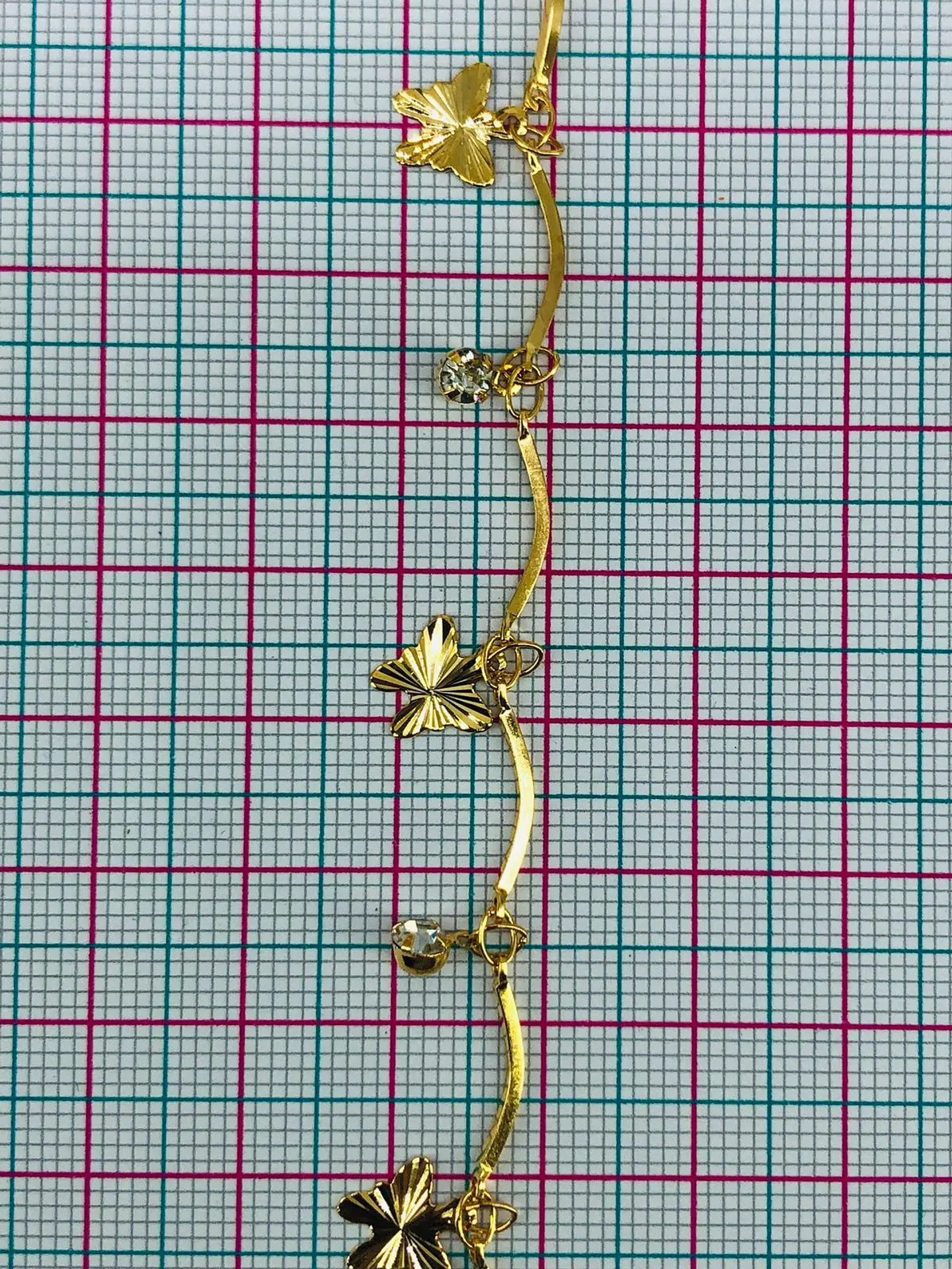 CADENA ✦ MARIPOSA CON ZIRCÓN BAÑO DE ORO 2