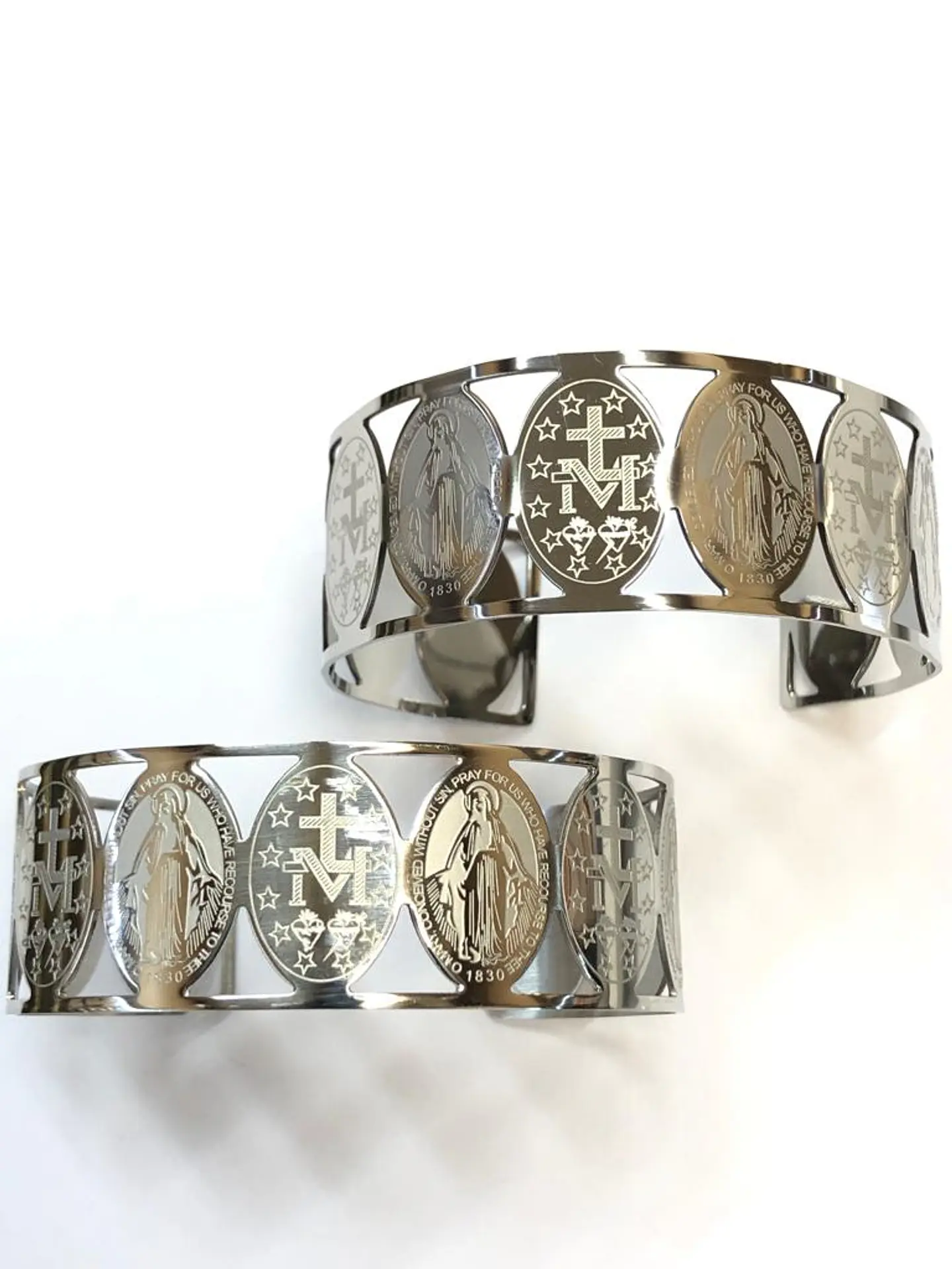 PULSERA ACERO NIQUEL VIRGEN LA MILAGROSA CA050                  1