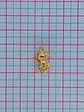 DIJE ASTRONAUTA ZAMAK BAÑO DE ORO W-8880-GOLD - Miniatura 2