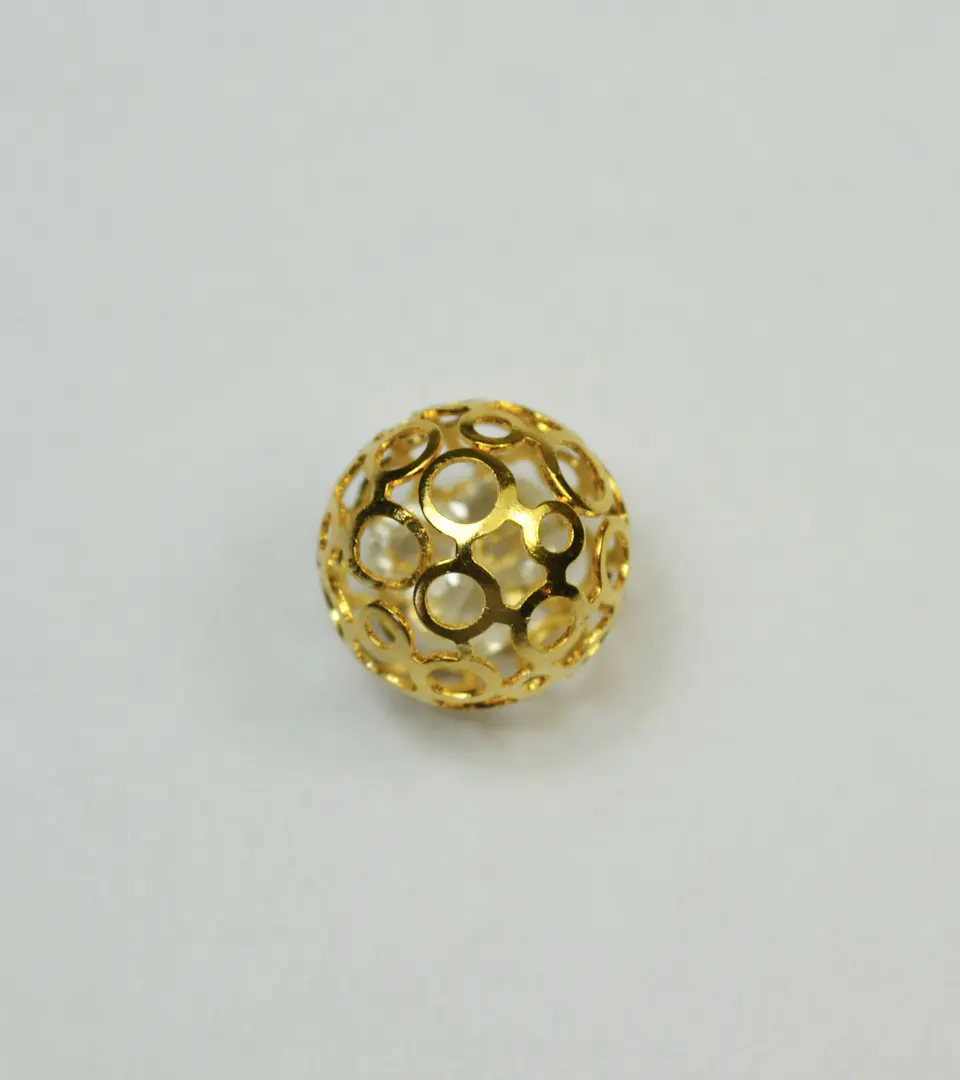 DIJE ESFERA BAÑO DE ORO T3784 1
