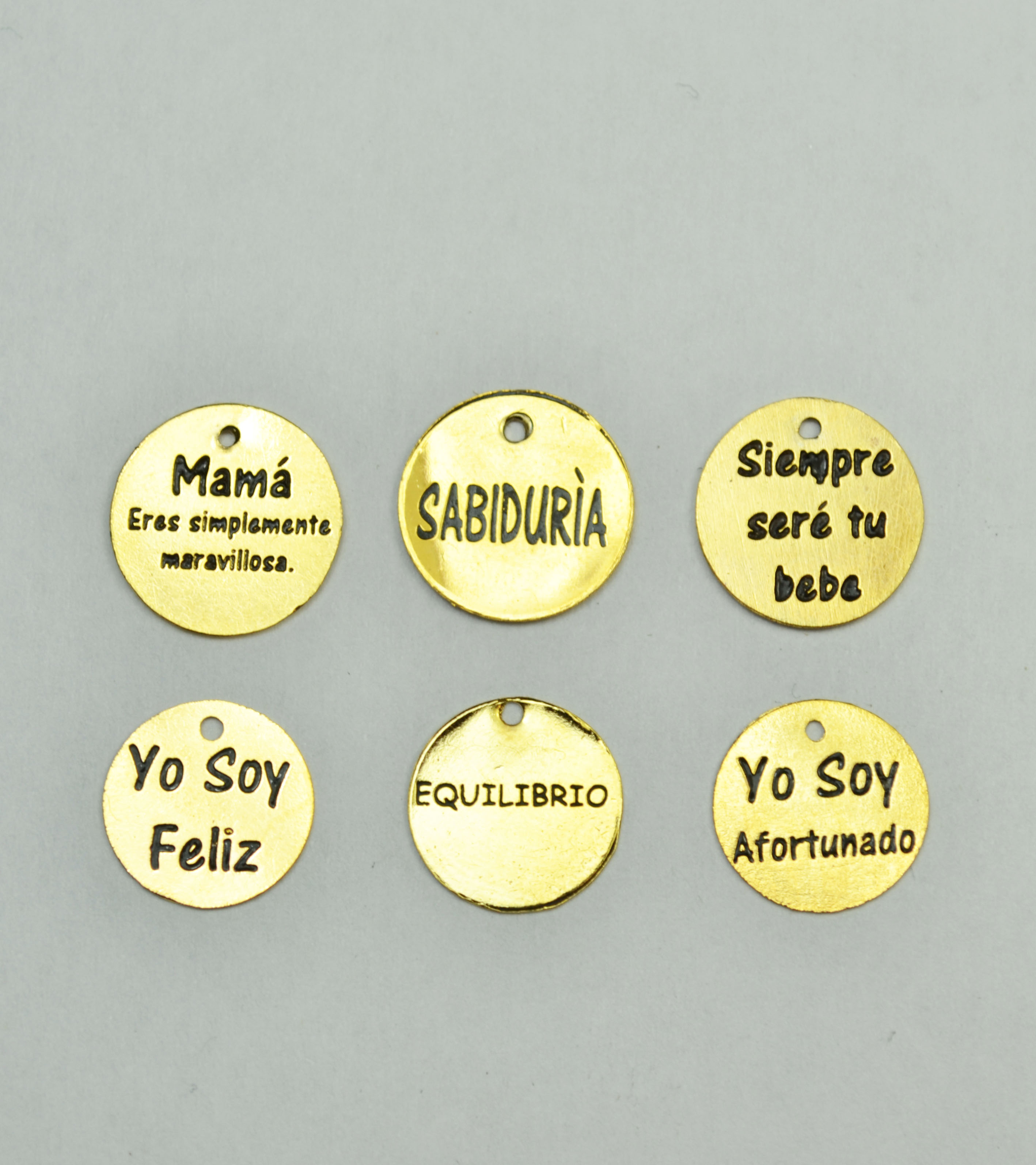 PLACA FRASE BAÑO DE ORO T2513 1