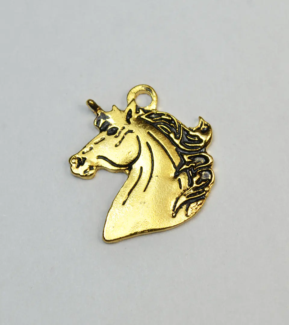 UNICORNIO BAÑO DE ORO T4435 1