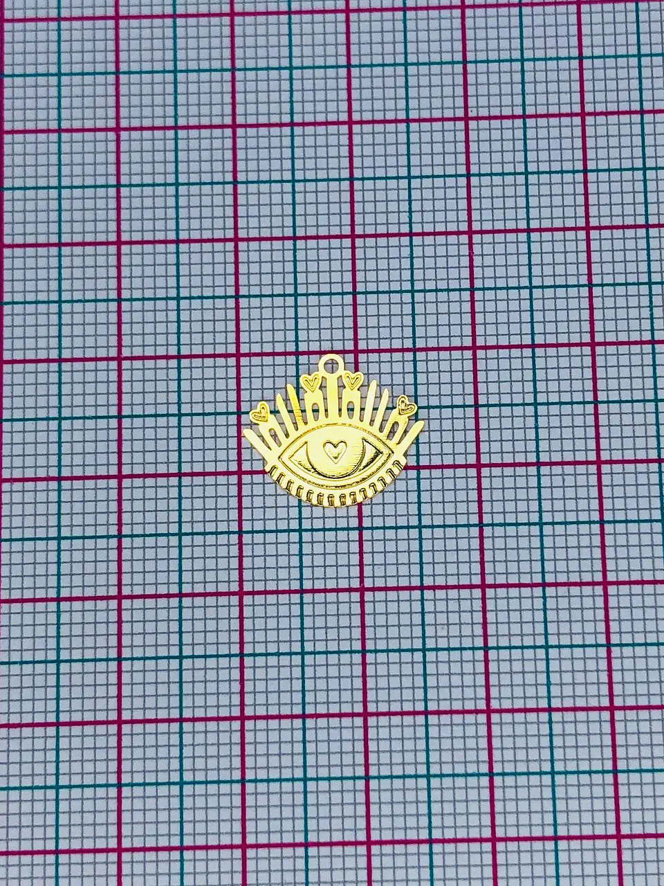 OJO MINI DIJE BAÑO DE ORO T-088-1 2
