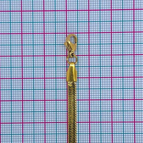 CADENA LAZO PLANA ACERO 40CM M-211D