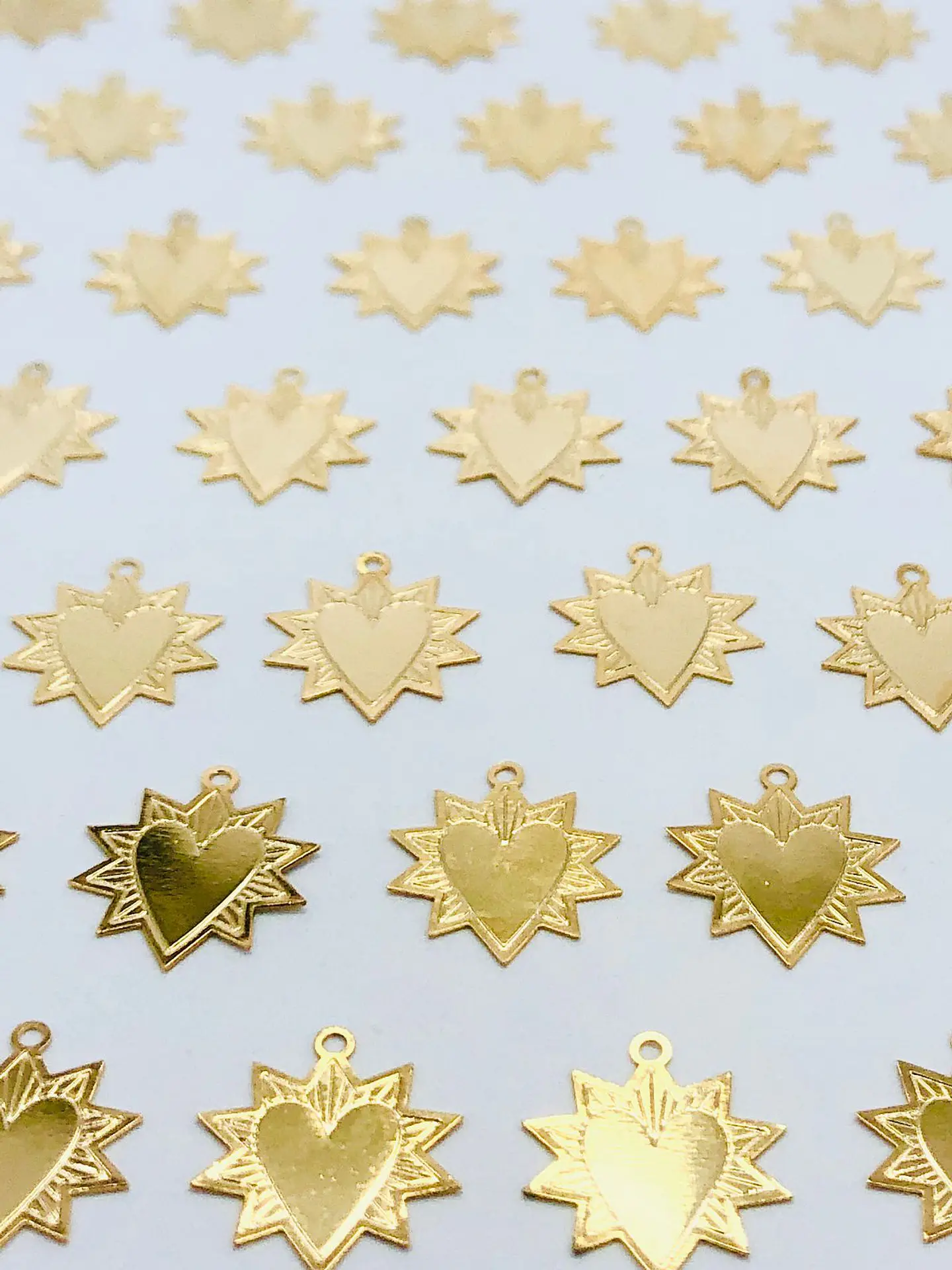CORAZÓN MINI DIJE BAÑO DE ORO T073-1 1