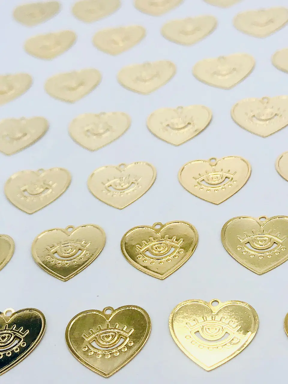 CORAZÓN MINI DIJE BAÑO DE ORO T082-1 1