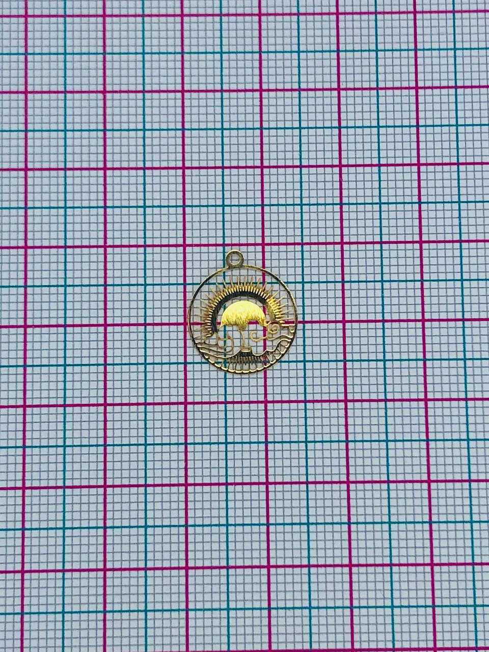 ÁRBOL MINI DIJE BAÑO DE ORO T8211 2