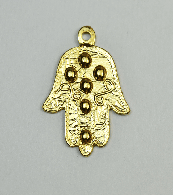 MANO HAMSA BAÑO DE ORO T1949 