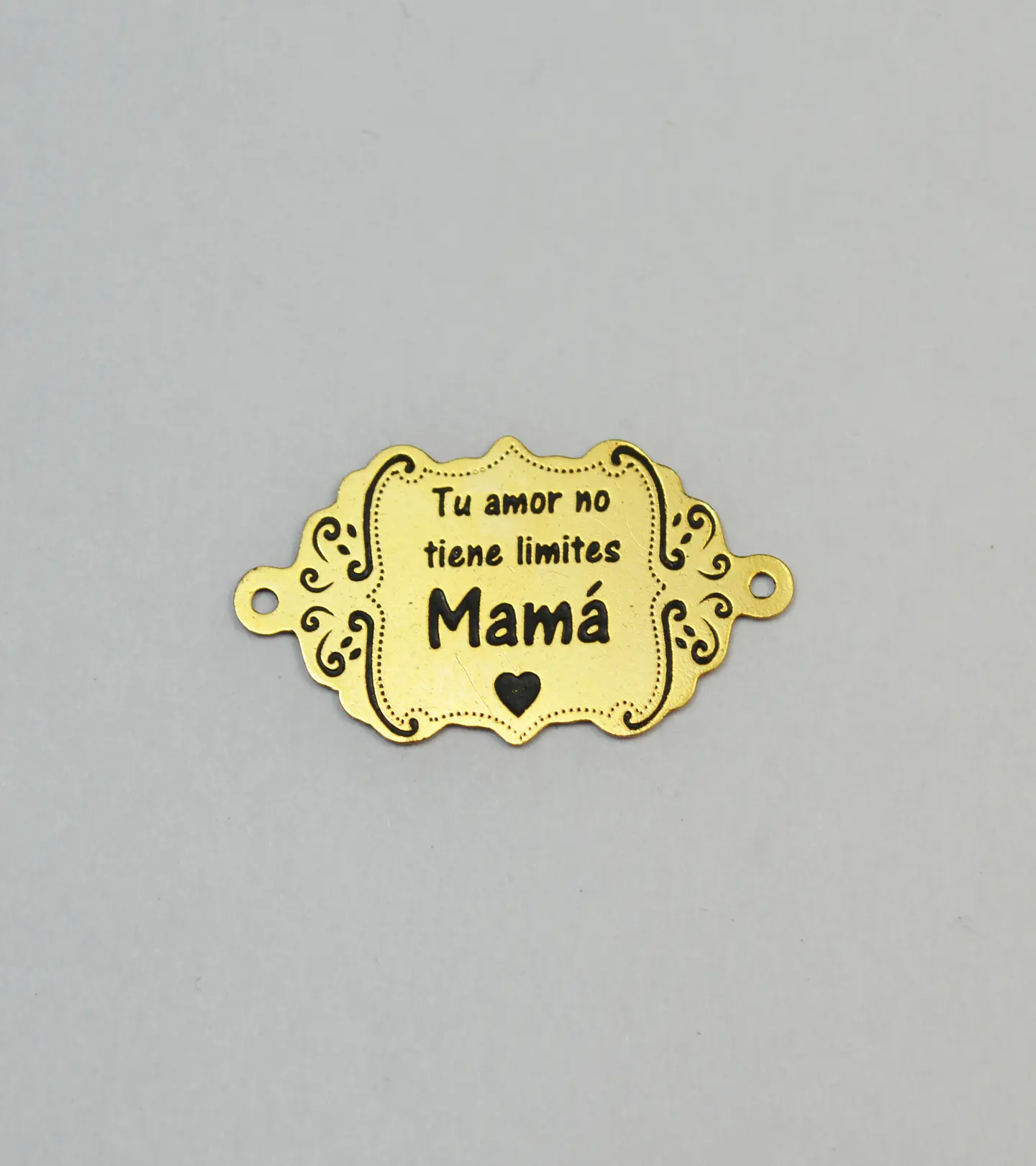 PLACA FRASE MAMÁ BAÑO DE ORO T2514-1 1