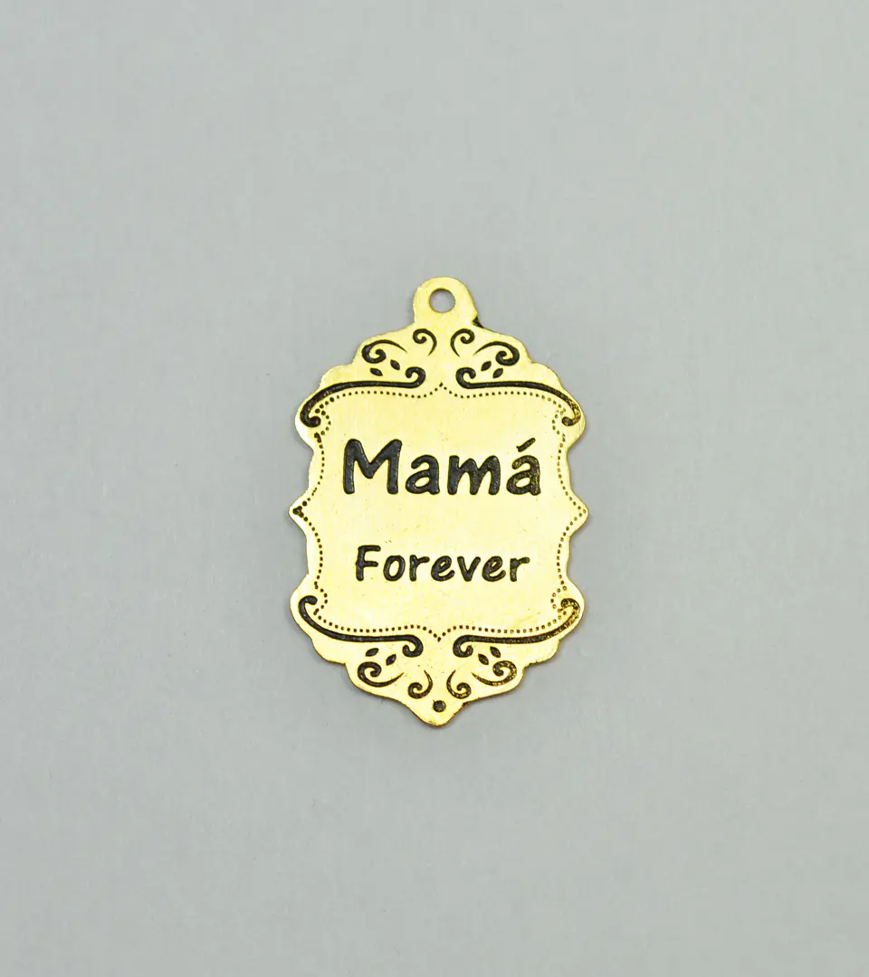 PLACA FRASE MAMÁ BAÑO DE ORO T2514-3 1