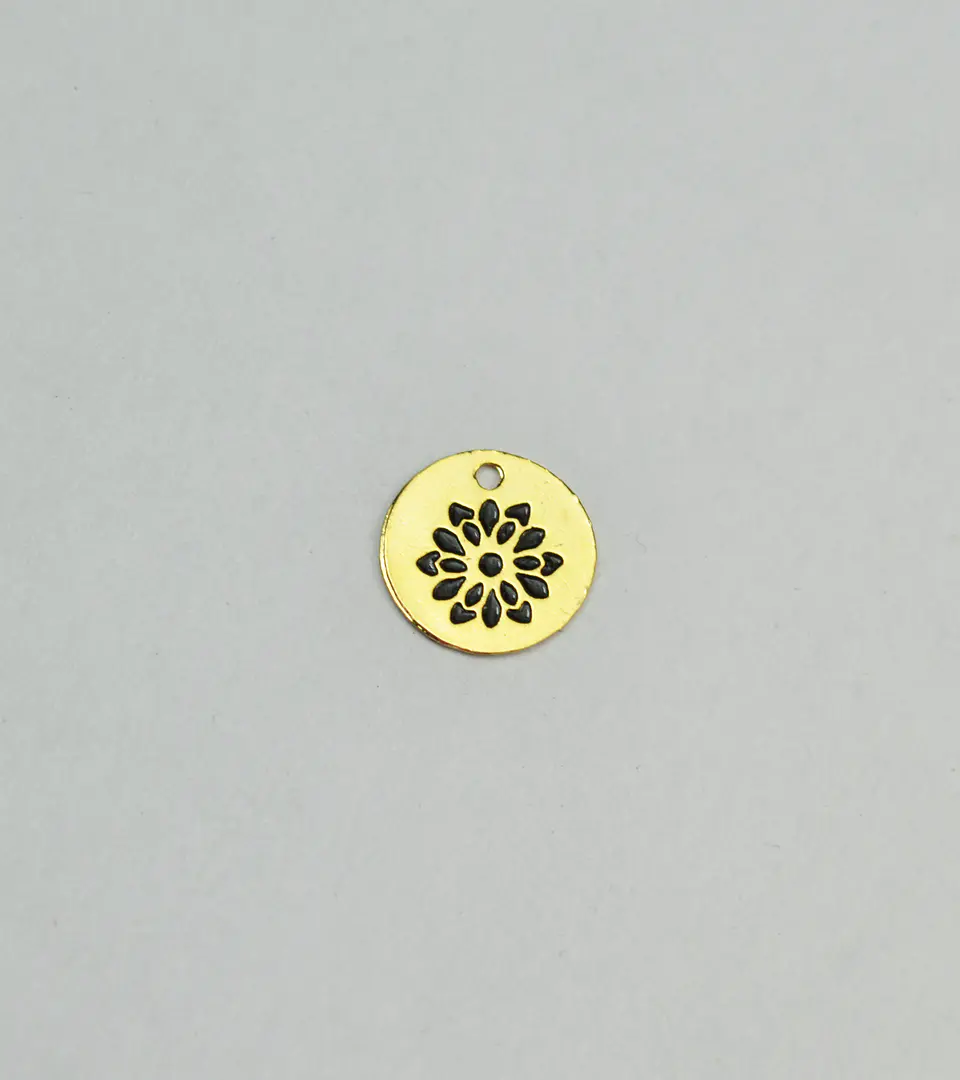 PLACA FLOR BAÑO DE ORO T4117-1 1