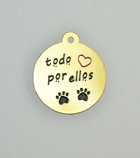 PLACA BAÑO DE ORO T3926