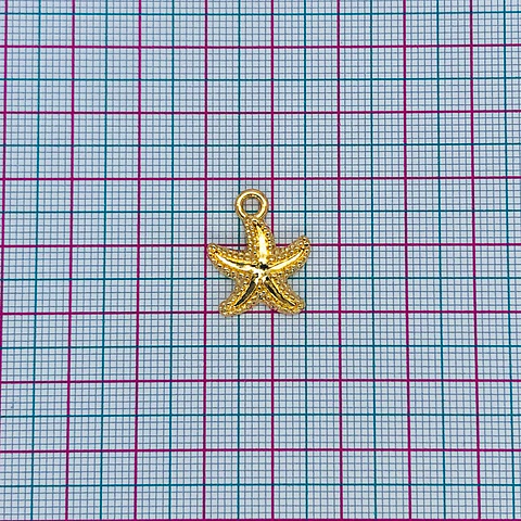 DIJE ✦ ESTRELLA DE MAR BAÑO DE ORO