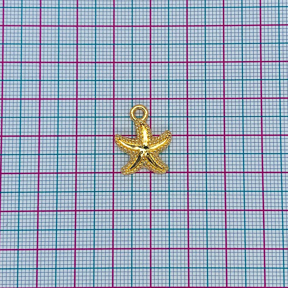 DIJE ✦ ESTRELLA DE MAR BAÑO DE ORO 2