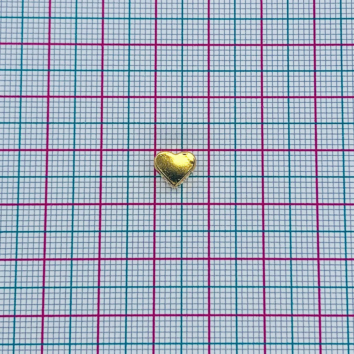 SEPARADOR ✦ CORAZÓN BAÑO DE ORO  2