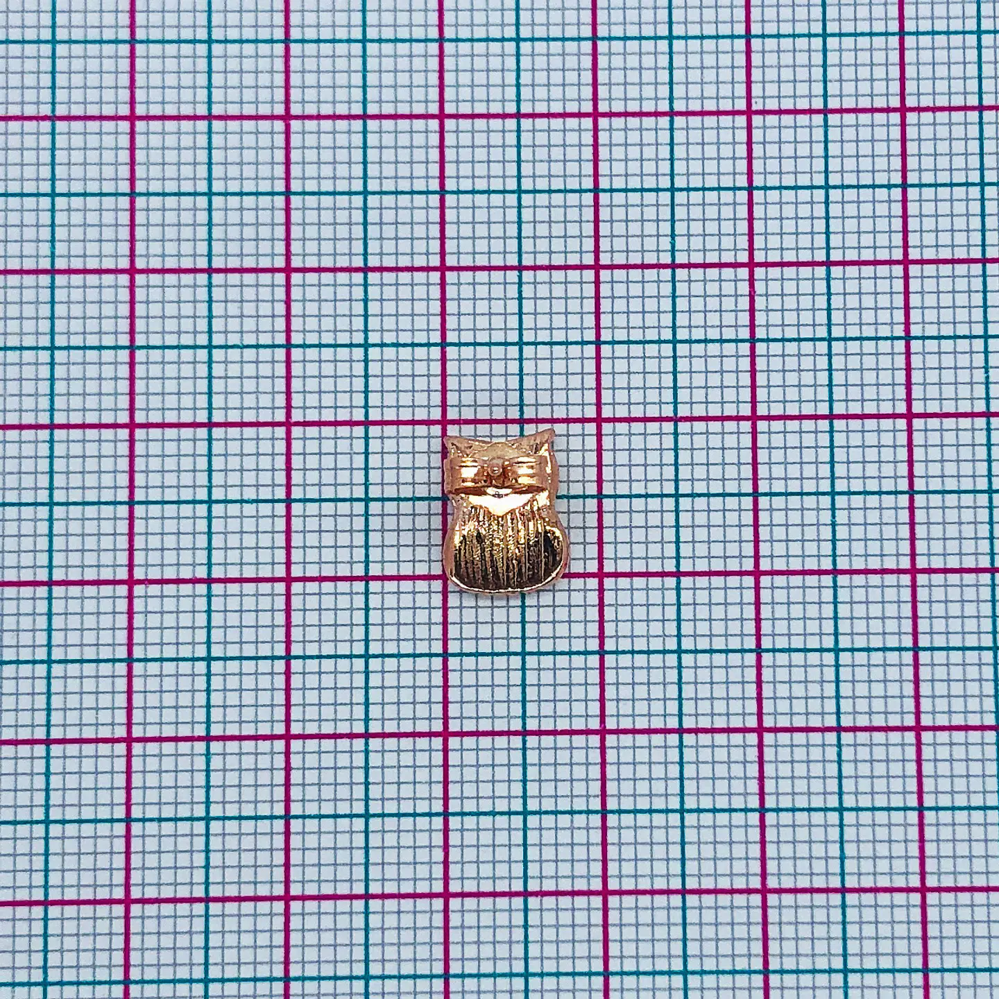 TOPO ✦ BUHO BAÑO DE ORO ROSA 2
