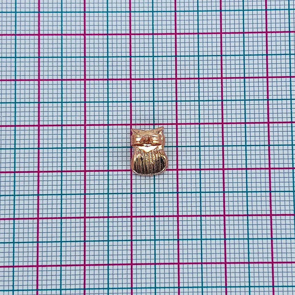 TOPO ✦ BUHO BAÑO DE ORO ROSA 2