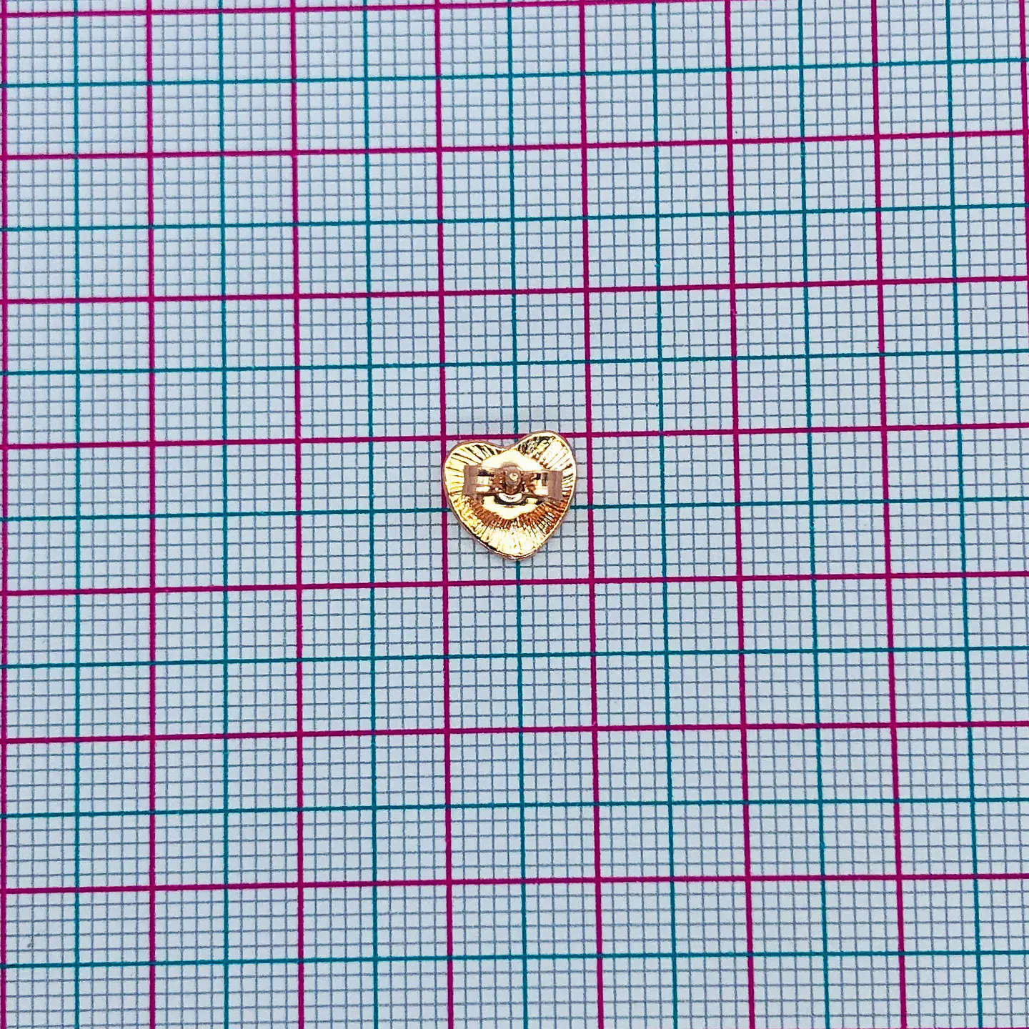 TOPO ✦ CORAZÓN LOVE BAÑO DE ORO ROSA 2