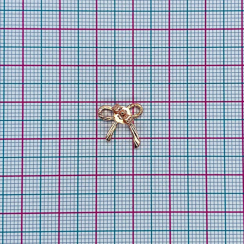 TOPO ✦ MOÑO LISO BAÑO DE ORO ROSA