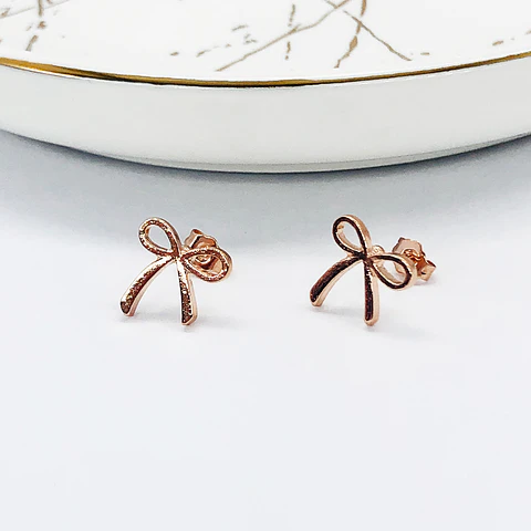 TOPO ✦ MOÑO LISO BAÑO DE ORO ROSA
