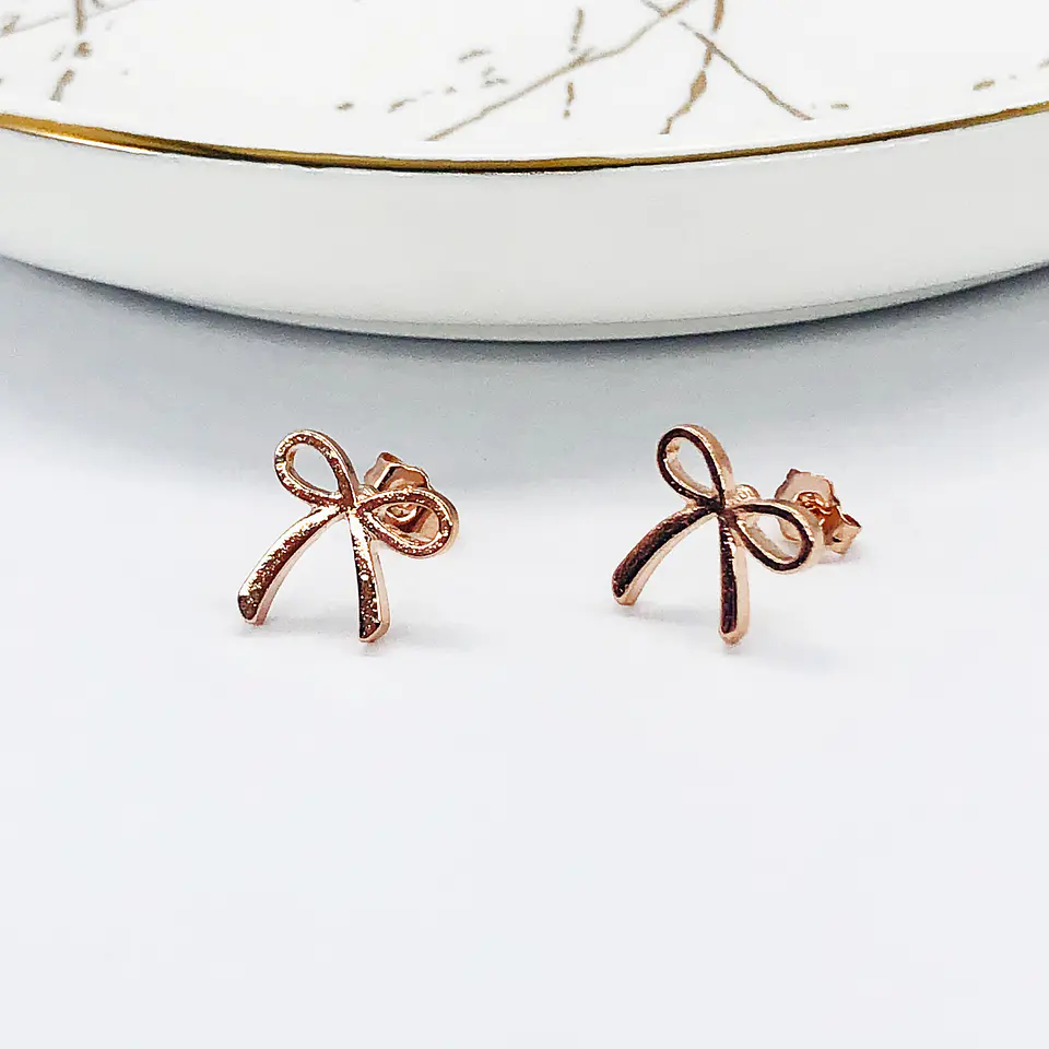 TOPO ✦ MOÑO LISO BAÑO DE ORO ROSA 1
