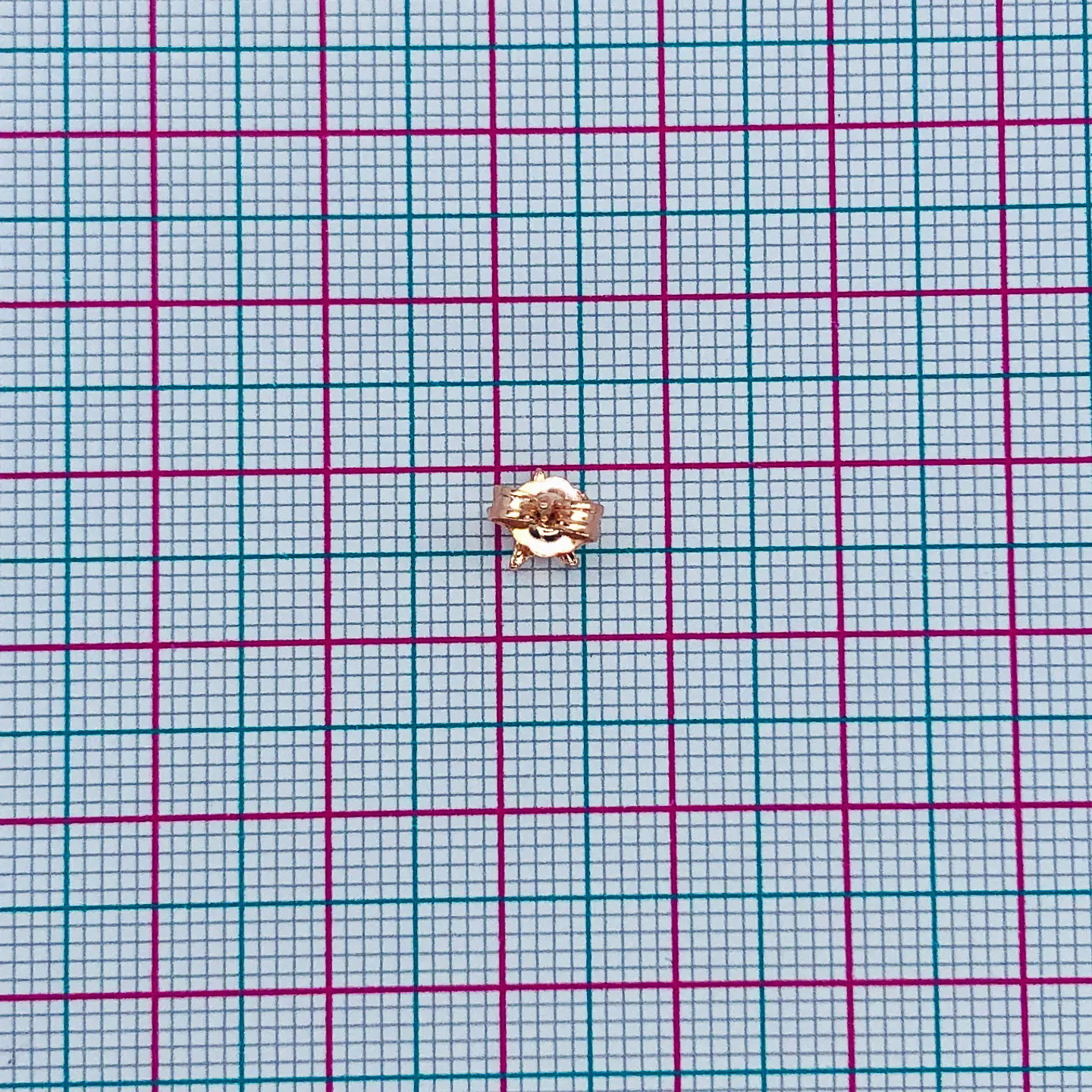 TOPO ✦ ESTRELLA MINI BAÑO DE ORO ROSA 2