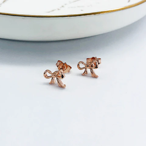 TOPO ✦ MOÑO PQÑ BAÑO DE ORO ROSA