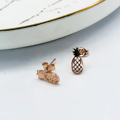 TOPO ✦ PIÑA BAÑO DE ORO ROSA